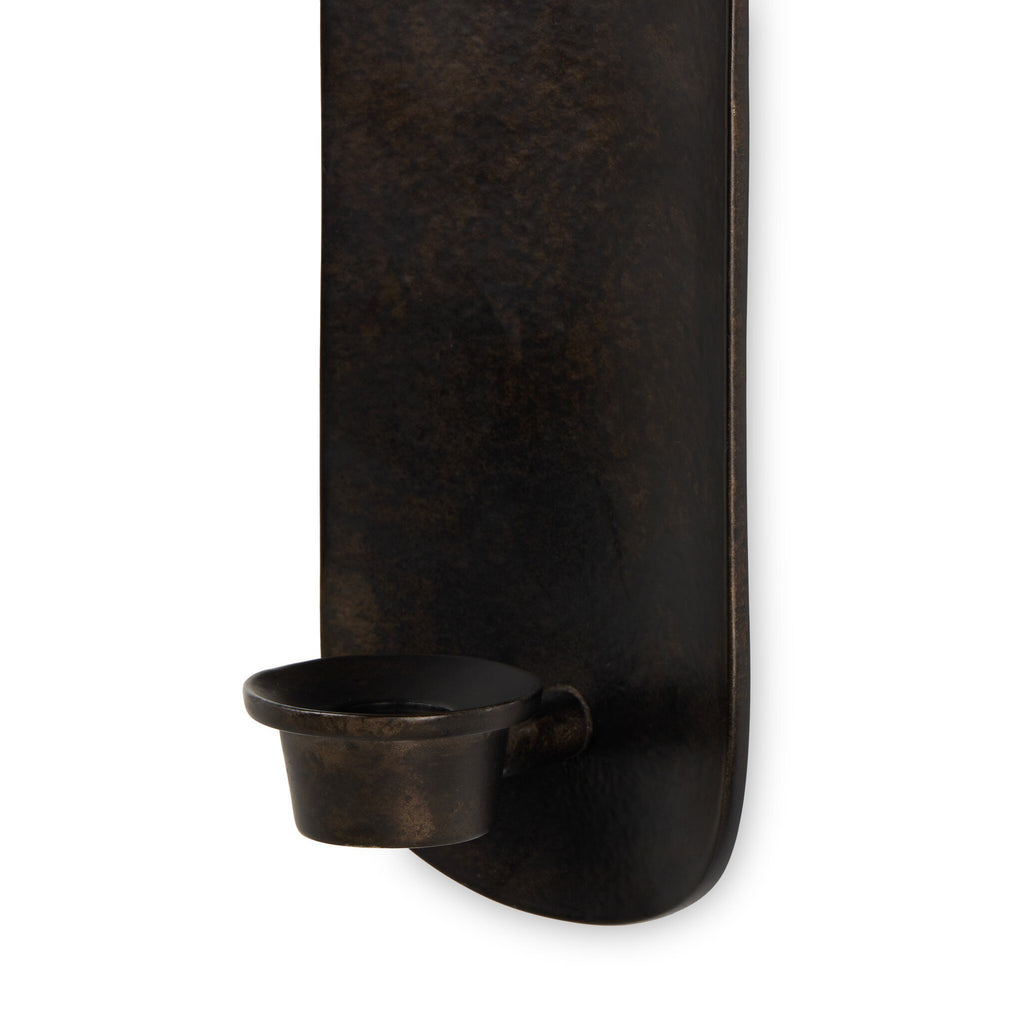 Pilla Wall Mounted Candle Holder-Set Of 2 - Distressed Bronze