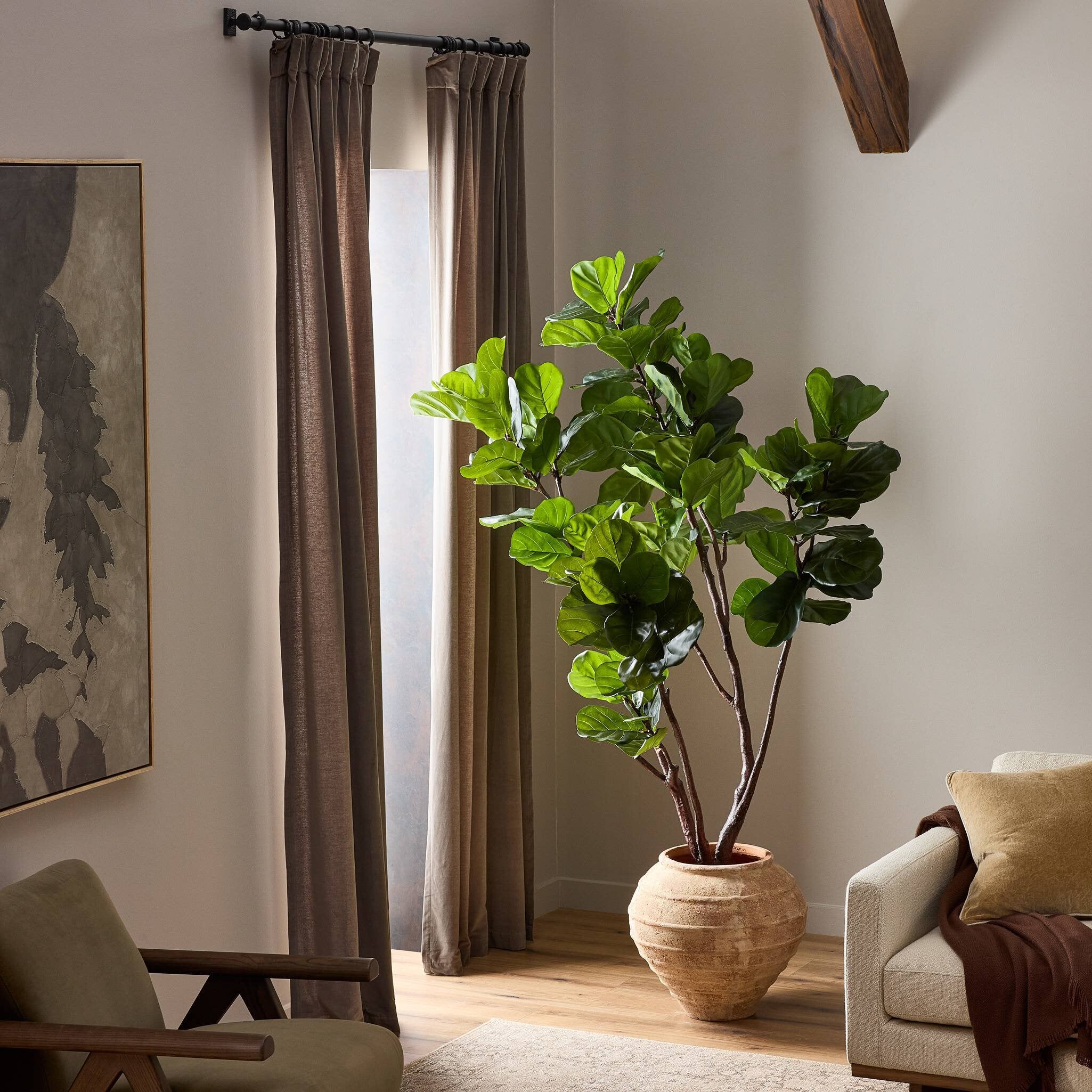 Faux Fiddle Leaf Tree - Faux Fiddle Leaf Tree | 7'