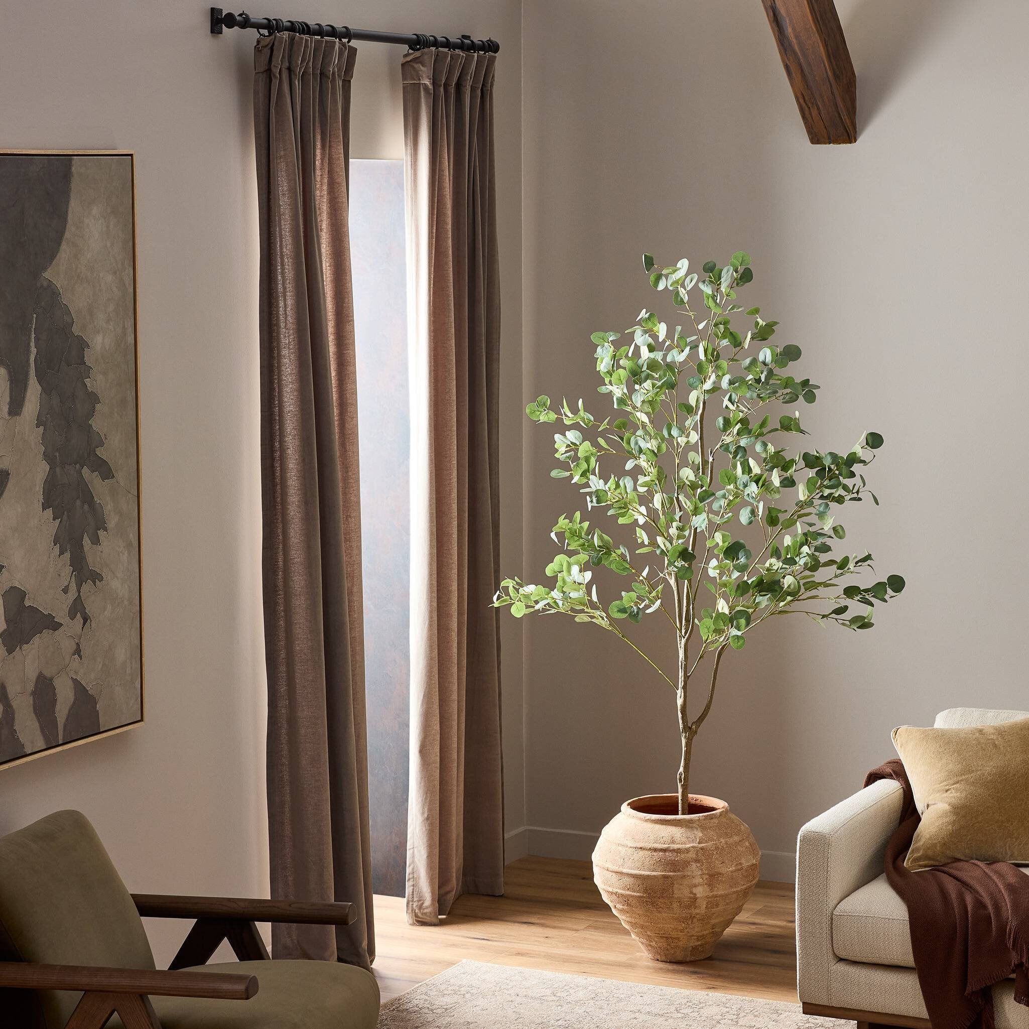 Faux Eucalyptus Tree - Faux Eucalyptus Tree | 7'