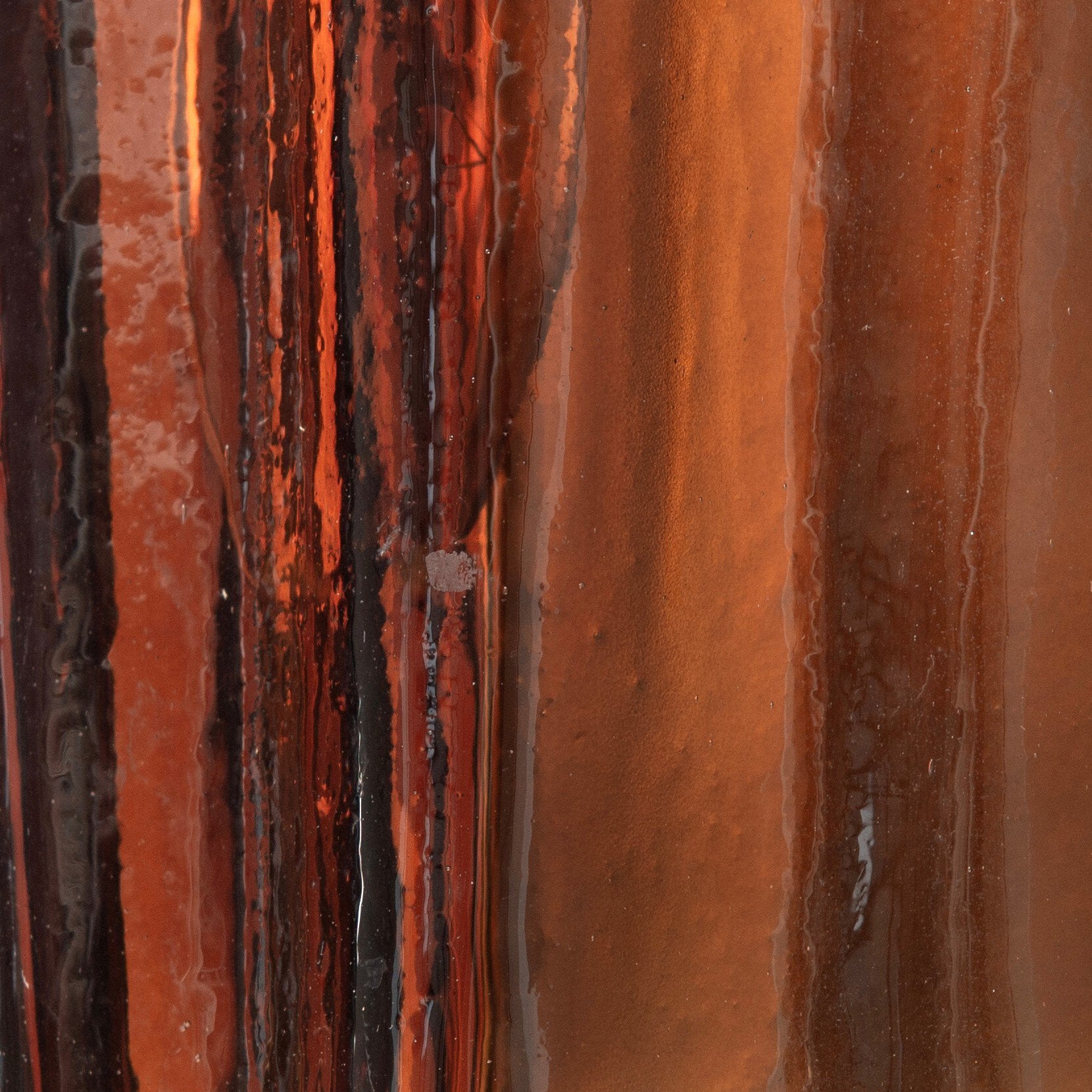 Thea Sconce - Amber Glass