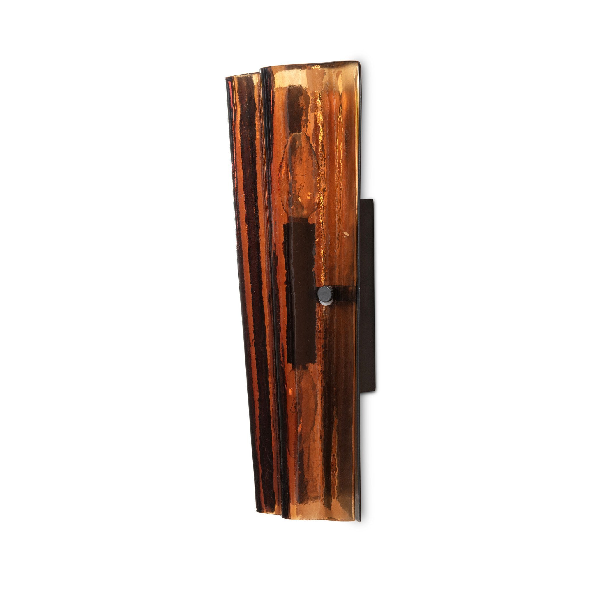 Thea Sconce - Amber Glass