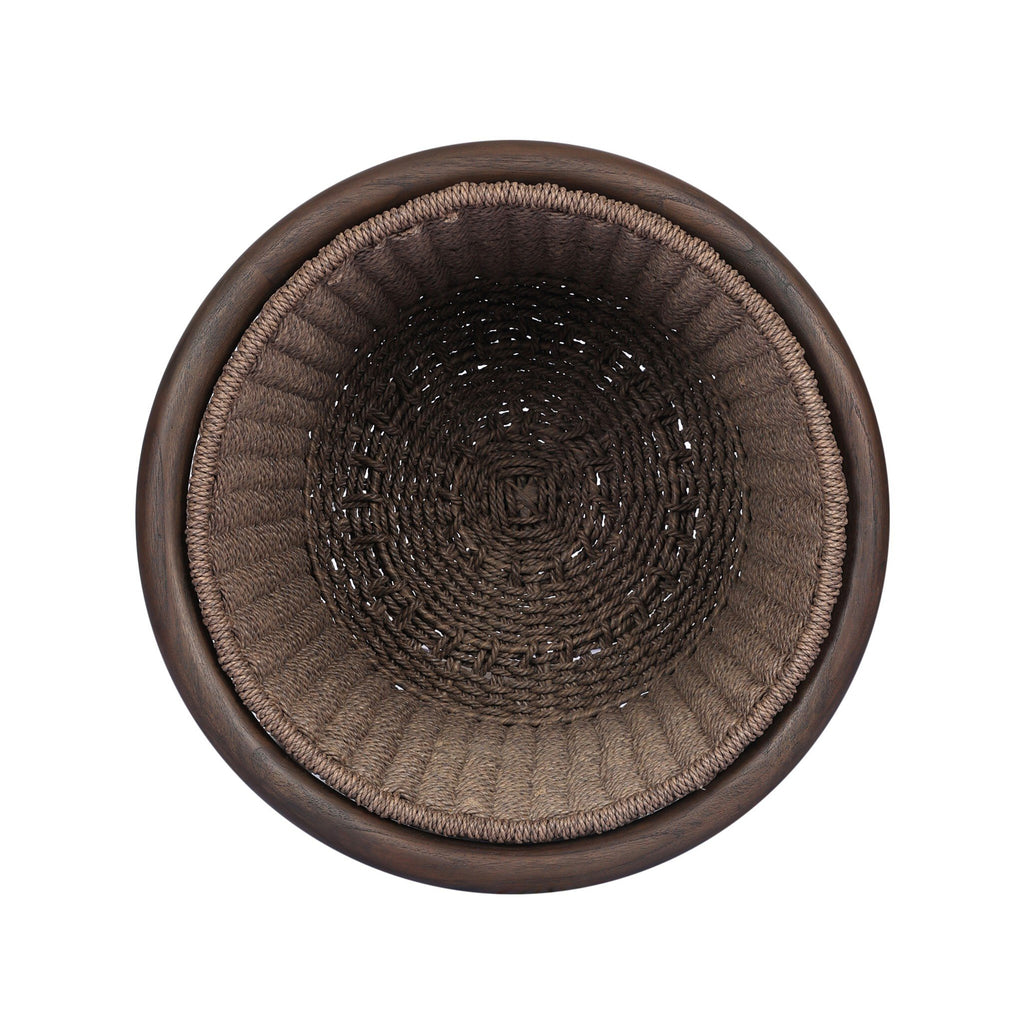 Kernan Basket - Dark Textured Woven
