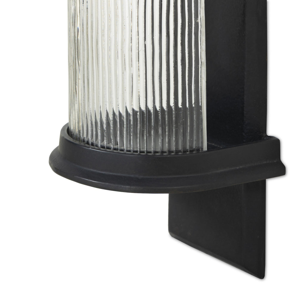 Elorie Wall Mounted Candle Holder Set - Black Antique