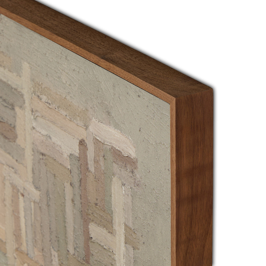 Into The New No. 3 by Tyler Guinn - Walnut Floater | 48" x 34.75"