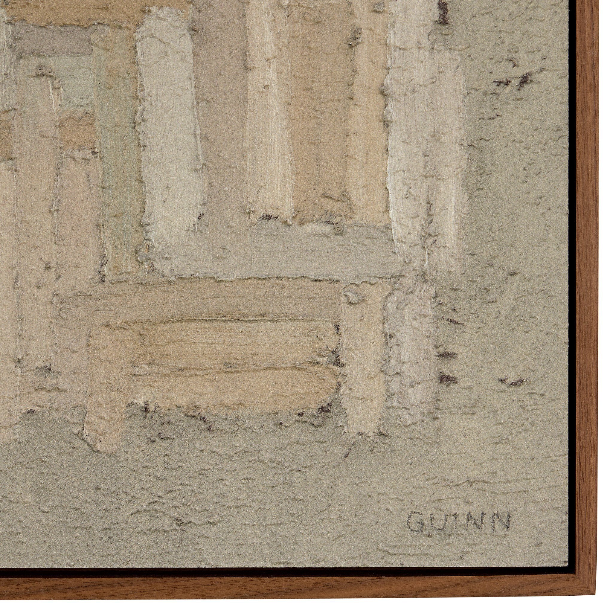 Into The New No. 3 by Tyler Guinn - Walnut Floater | 48" x 34.75"