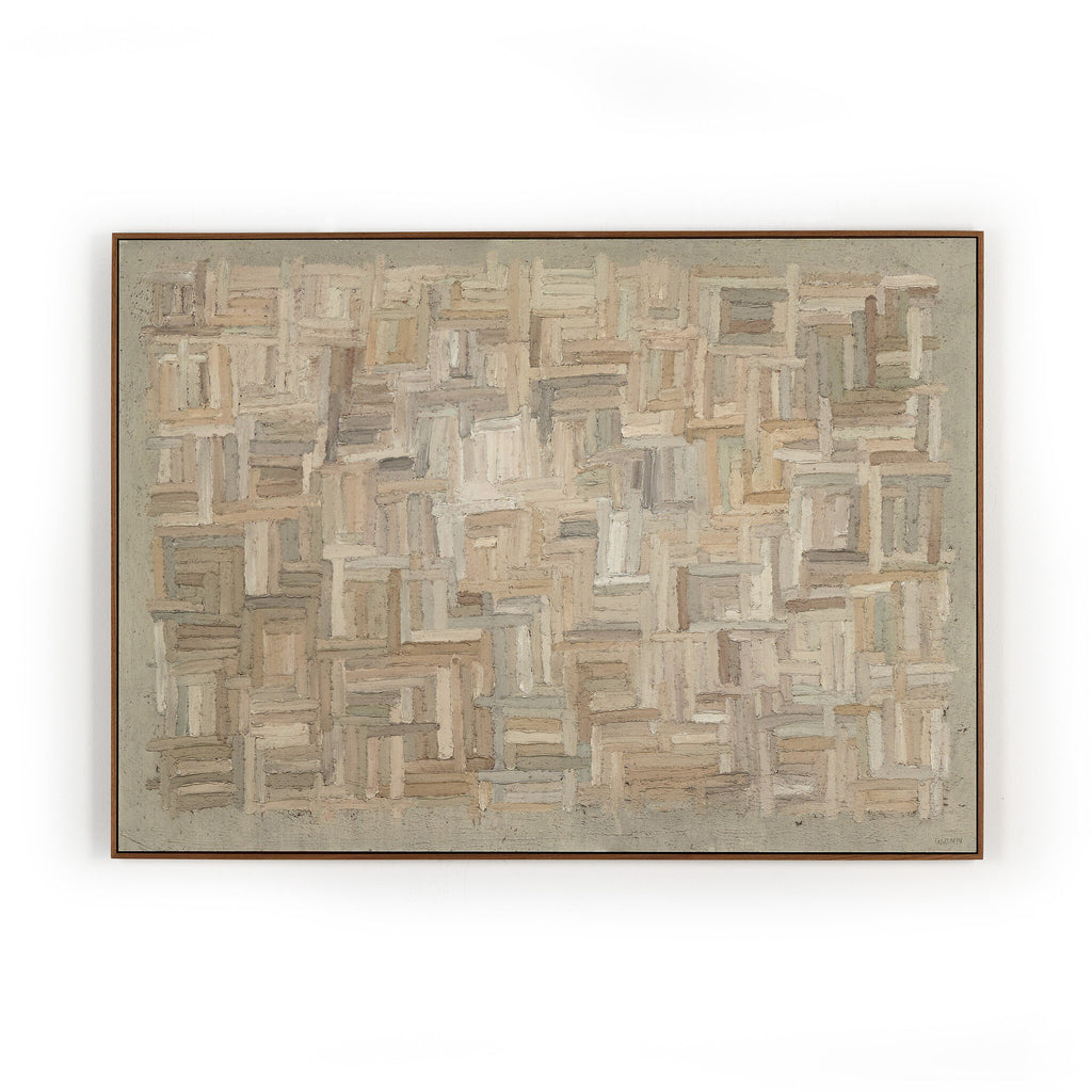 Into The New No. 3 by Tyler Guinn - Walnut Floater | 48" x 34.75"