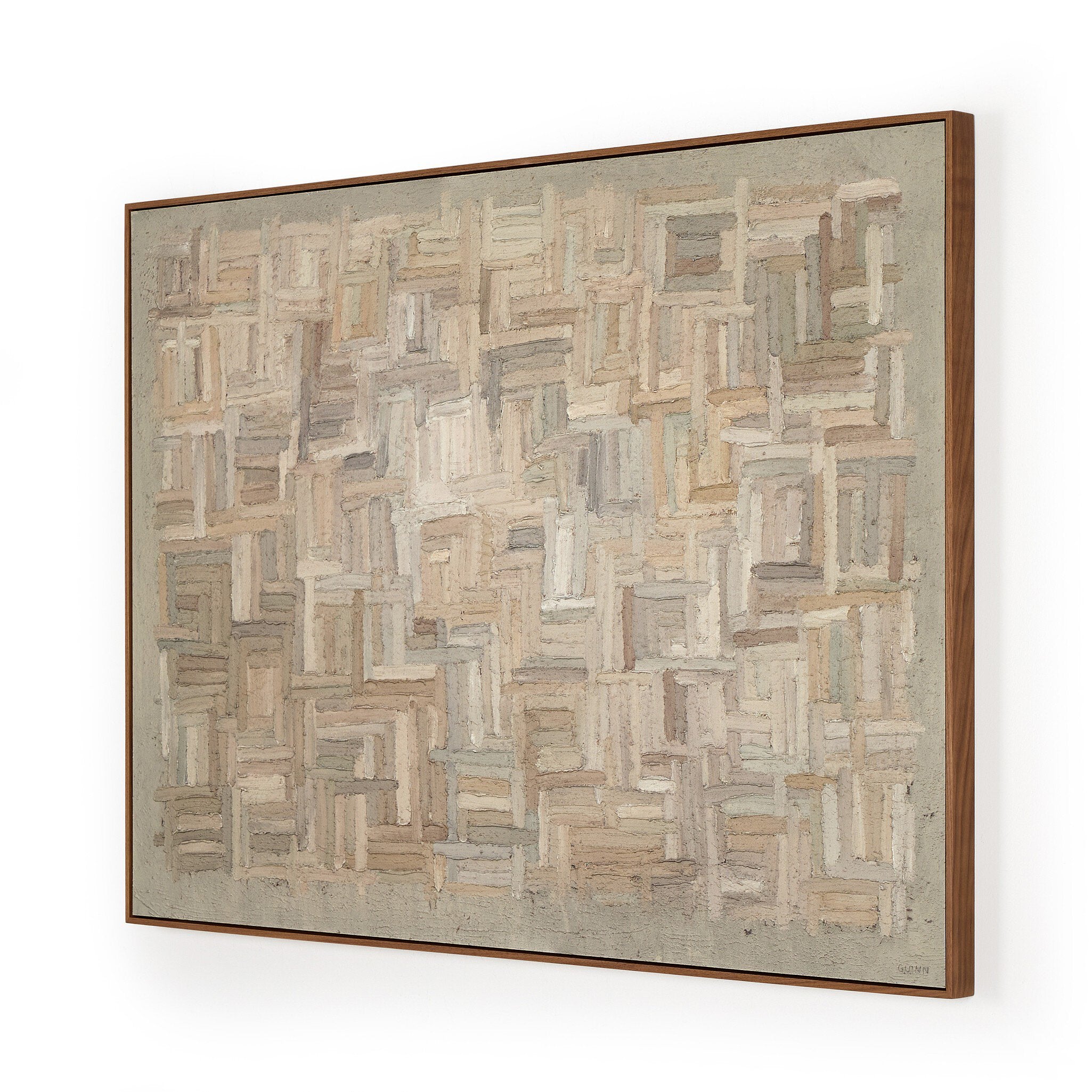 Into The New No. 3 by Tyler Guinn - Walnut Floater | 60" x 43.25"