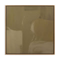 Pulling The Pieces by Melody Joy McMunn - Vertical Grain White Oak Floater | 32" x 32"