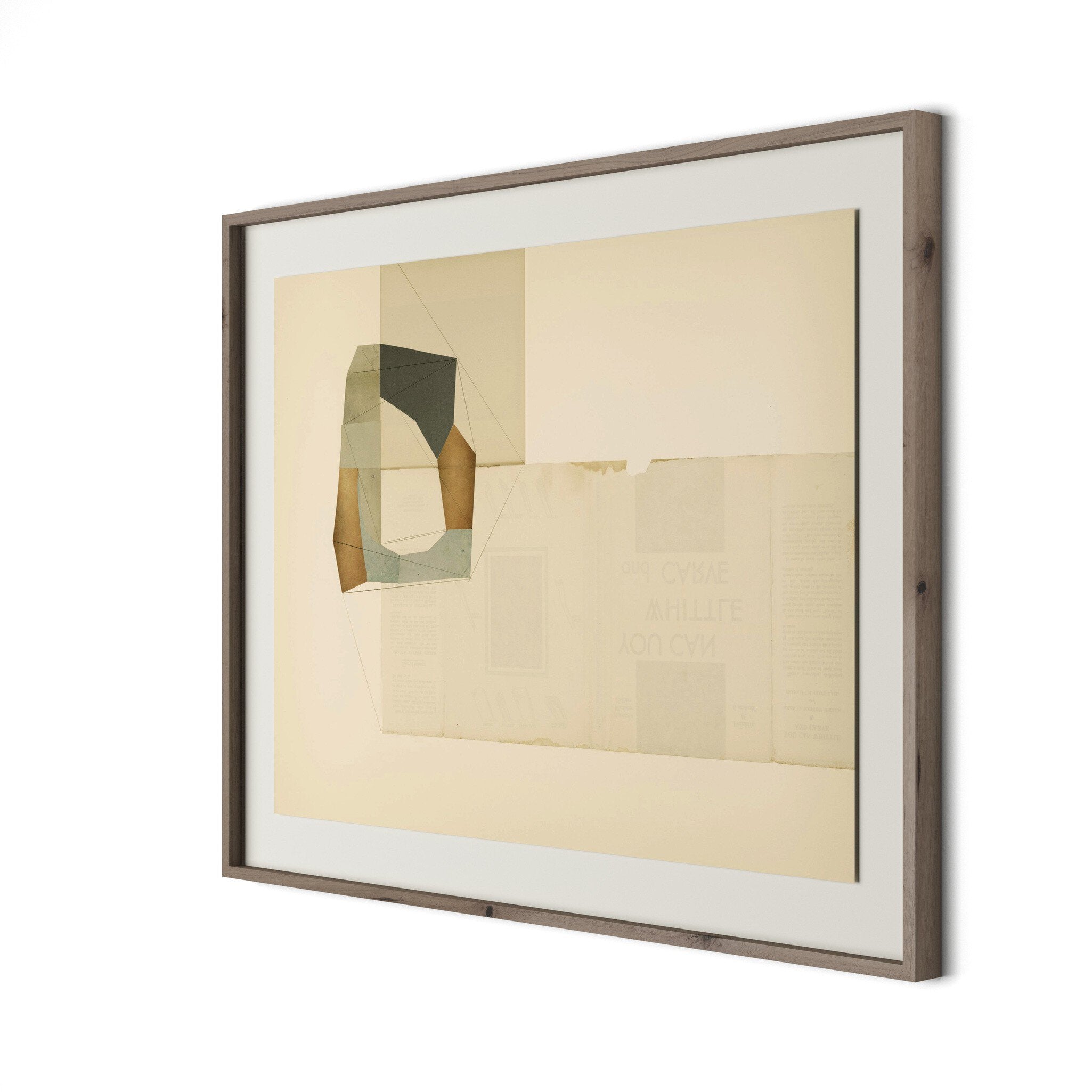 Places Of Connection by Amy Berlin - Rustic 2.5 Walnut | 46.5" x 60"