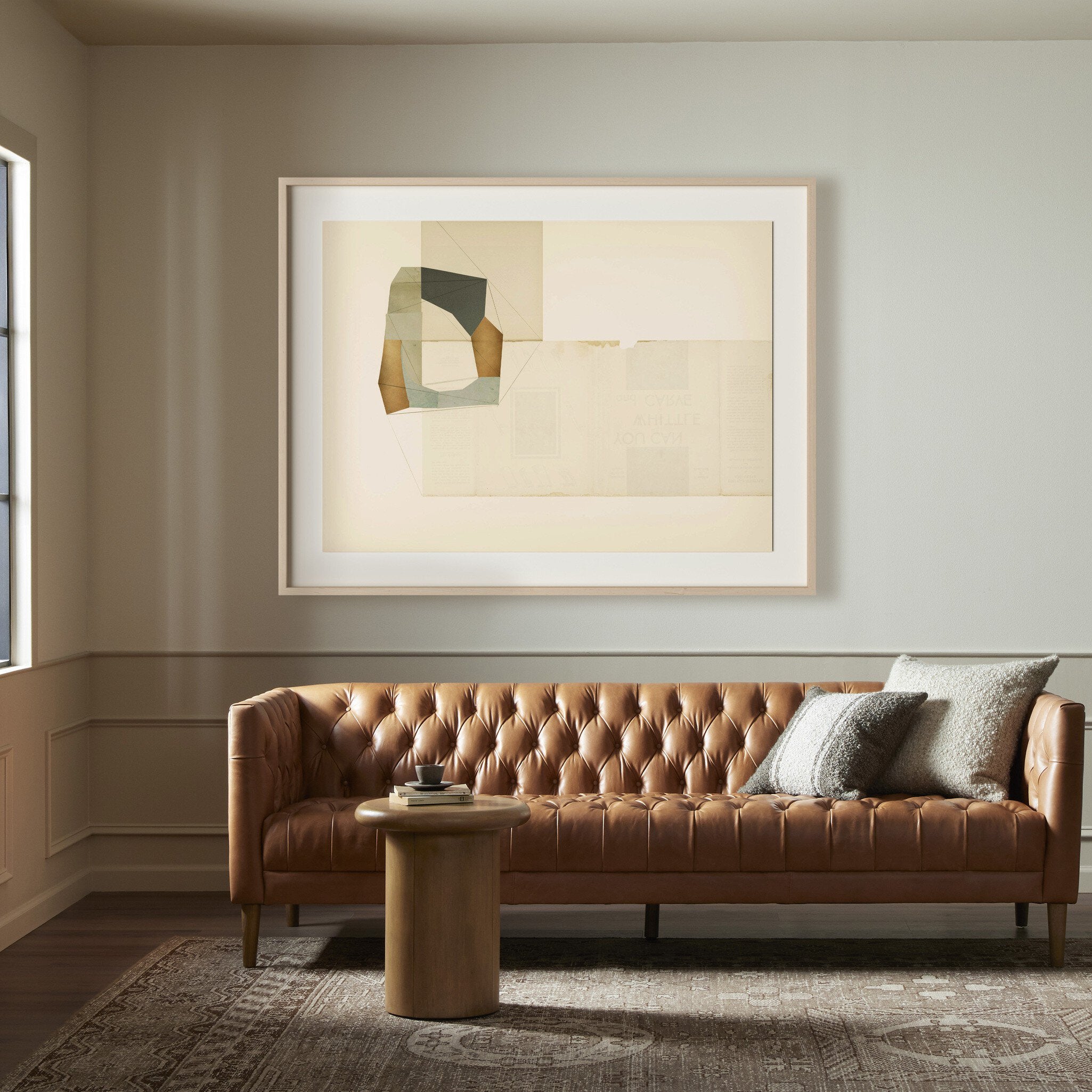 Places Of Connection by Amy Berlin - Natural 2.5 Maple | 46.5" x 60"
