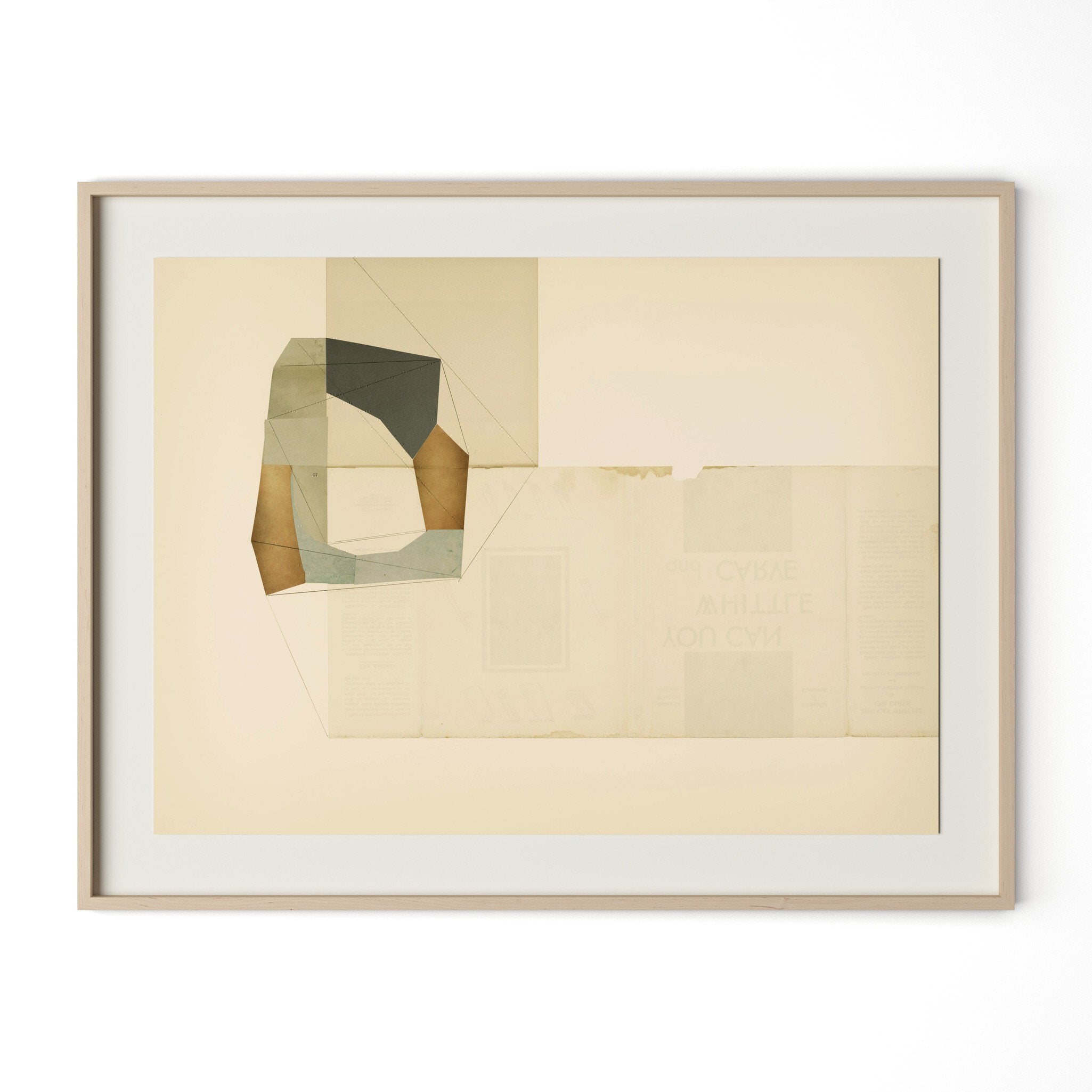 Places Of Connection by Amy Berlin - Natural 2.5 Maple | 37" x 48"