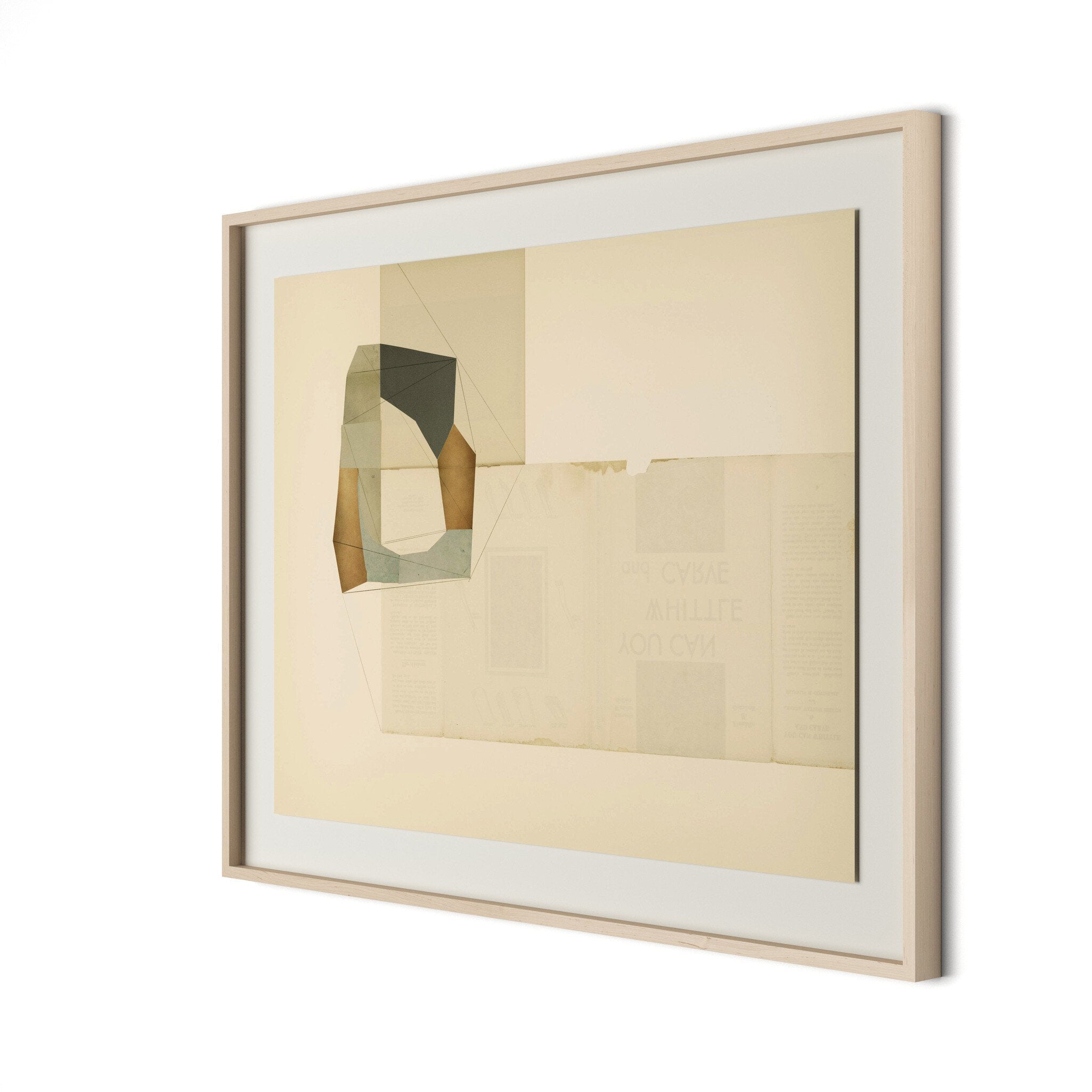 Places Of Connection by Amy Berlin - Natural 2.5 Maple | 37" x 48"