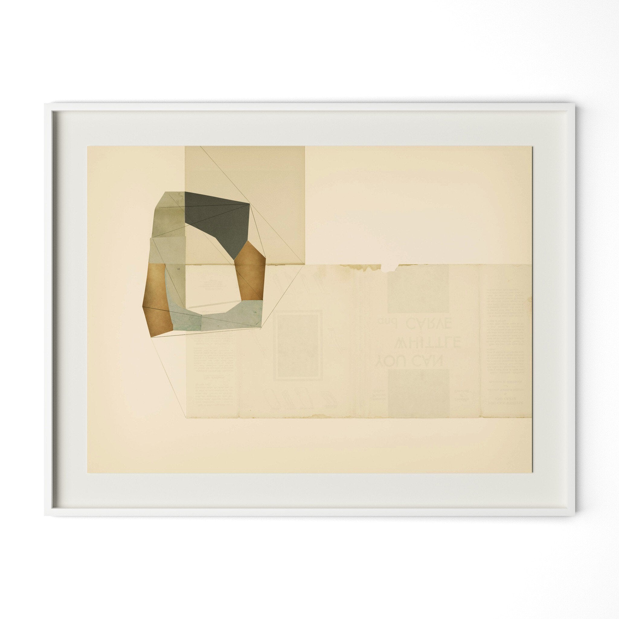 Places Of Connection by Amy Berlin - White 2.5 Maple | 37" x 48"