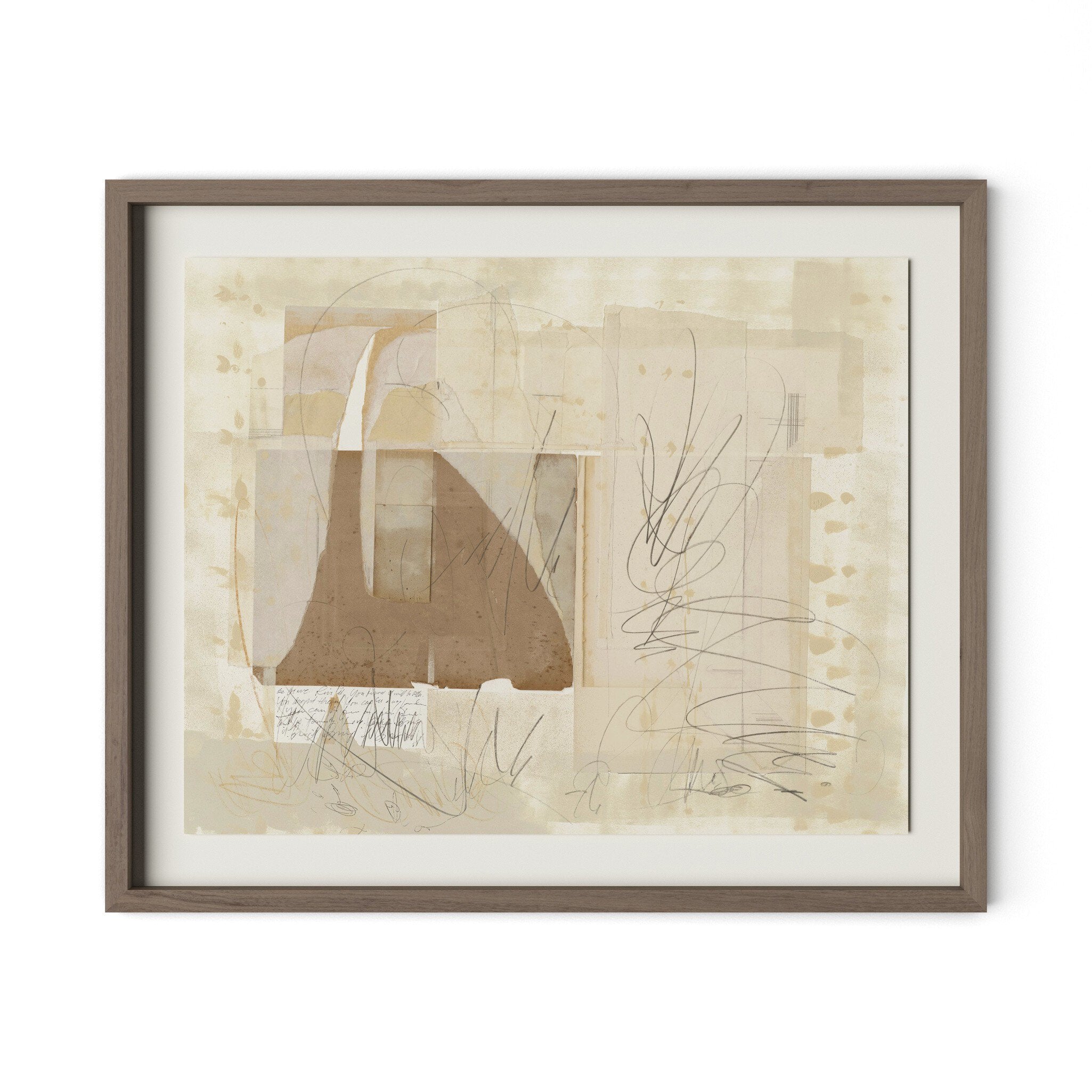 Squares III by Amy Berlin - Rustic 1.5 Walnut