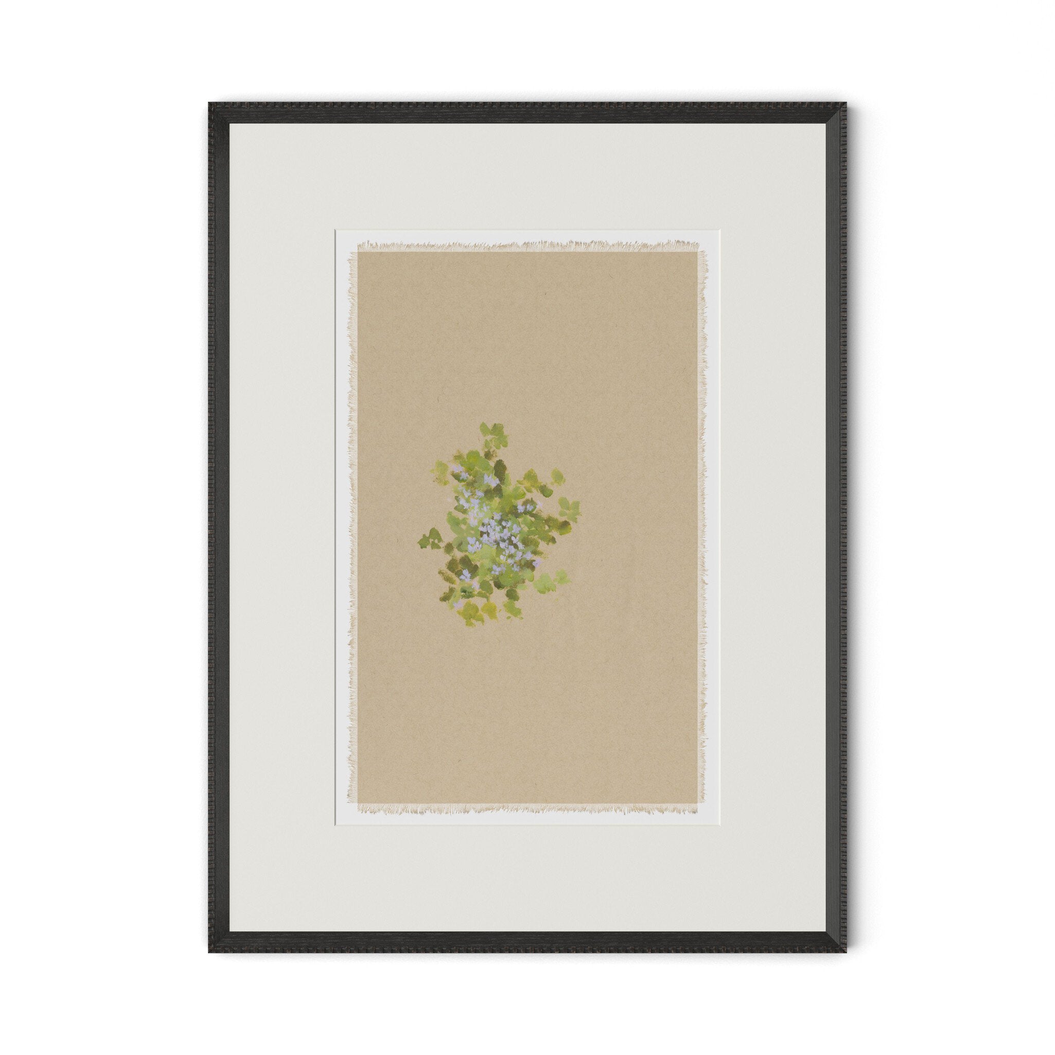 Botanical V by Brittany Smith - 1.0 Brimfield Black | 18" x 24"