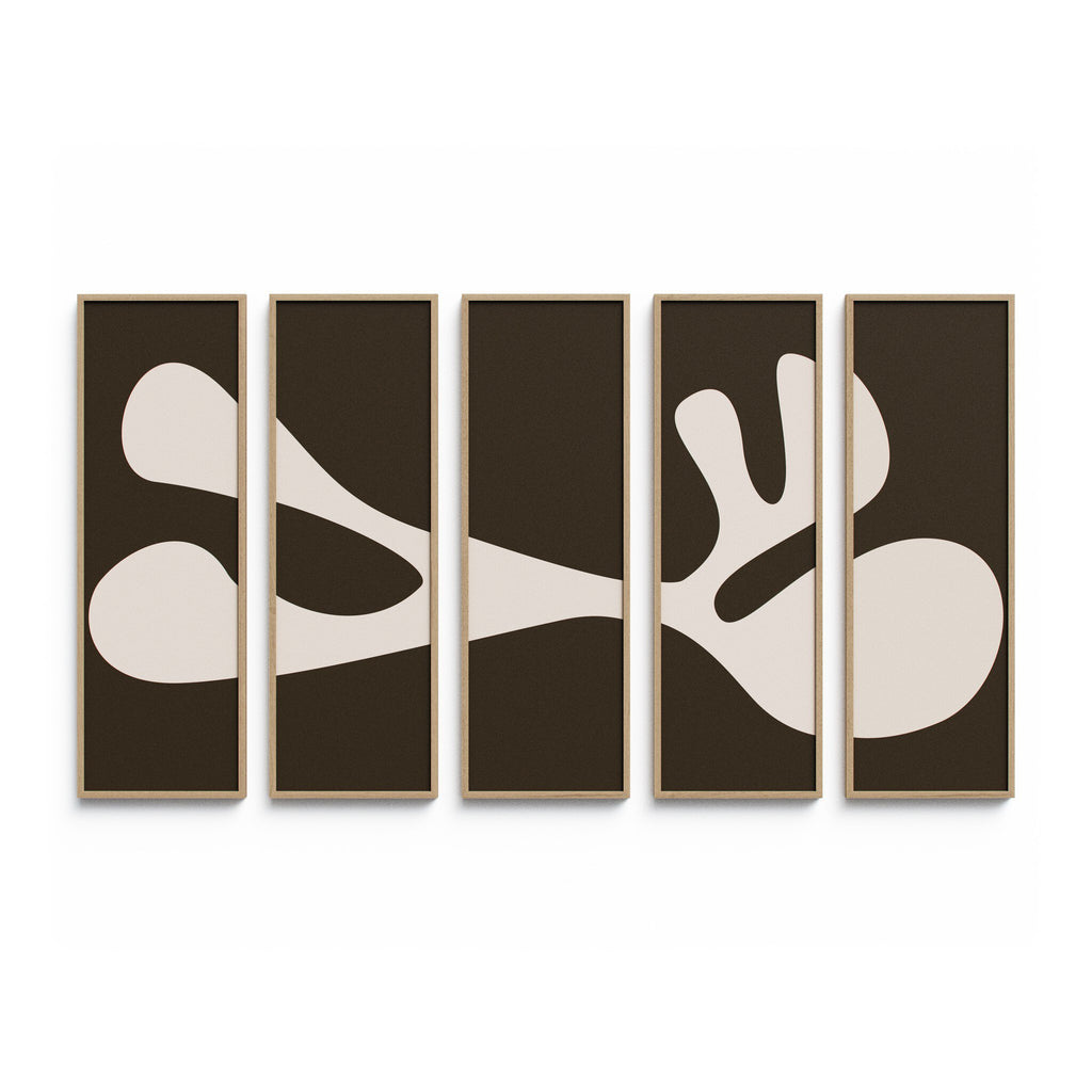 Organic Shape II Set by Four Hands Art Studio - Vertical Grain 2.5 White Oak | 100" x 61"