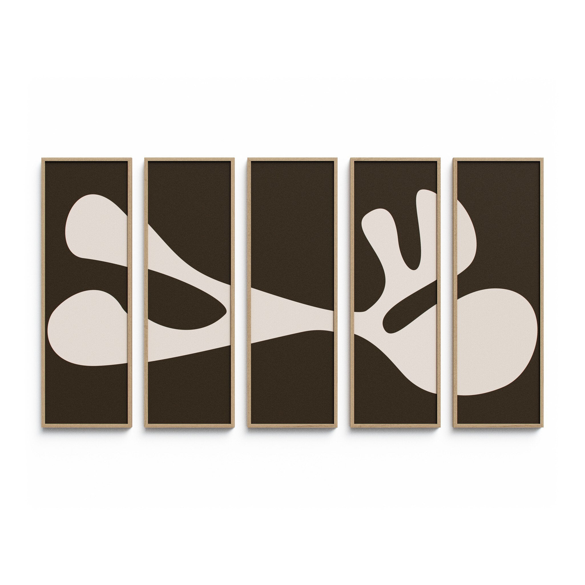 Organic Shape II Set by Four Hands Art Studio - Vertical Grain 2.5 White Oak | 100" x 61"