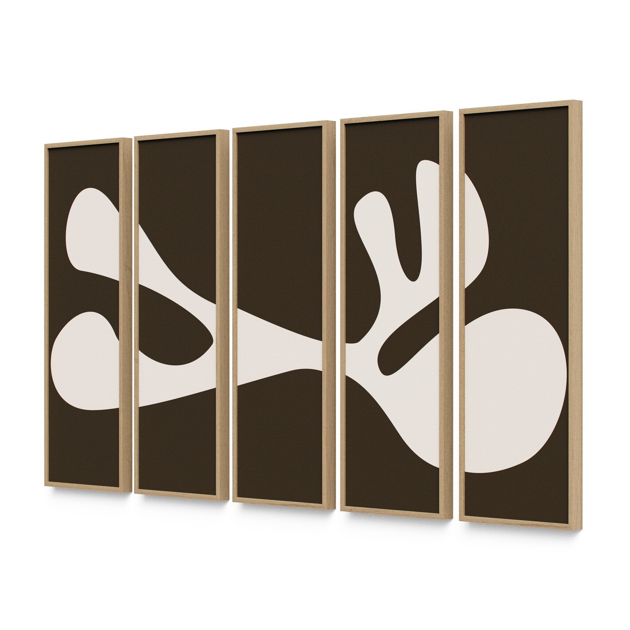 Organic Shape II Set by Four Hands Art Studio - Vertical Grain 2.5 White Oak | 100" x 61"