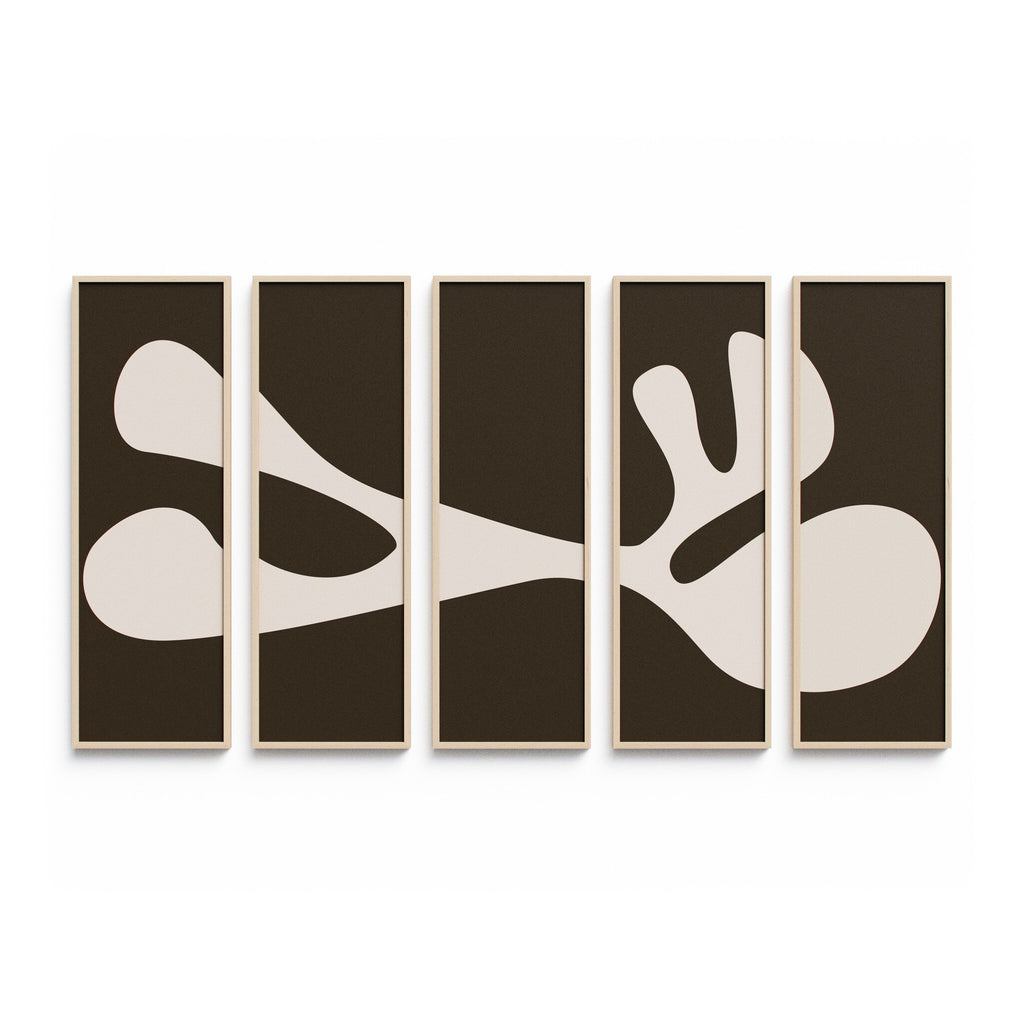 Organic Shape II Set by Four Hands Art Studio - Natural 2.5 Maple | 100" x 61"