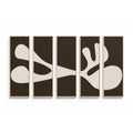 Organic Shape II Set by Four Hands Art Studio - Natural 2.5 Maple | 80" x 48"