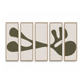 Organic Shape III Set by Four Hands Art Studio - Vertical Grain 2.5 White Oak | 80" x 48"
