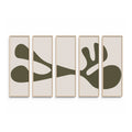 Organic Shape III Set by Four Hands Art Studio - Natural 2.5 Maple | 80" x 48"
