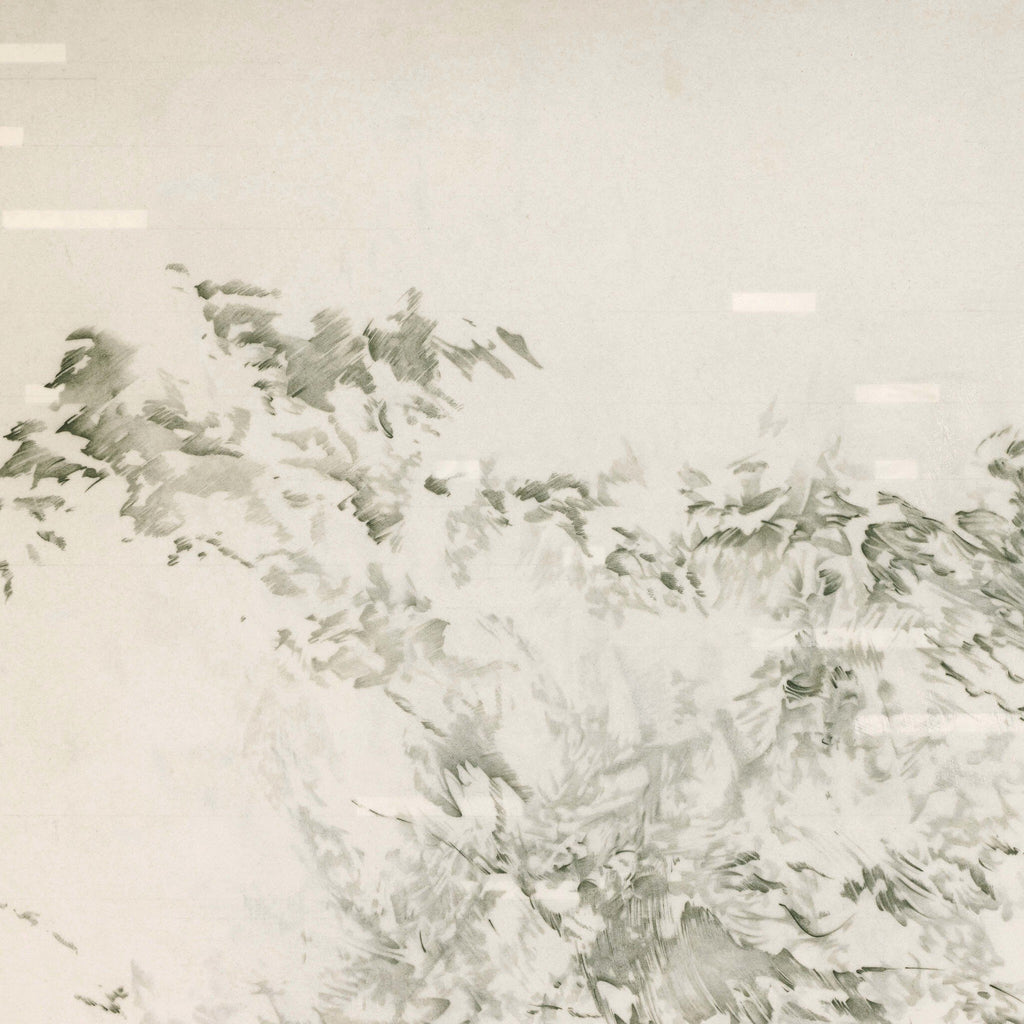 Paisaje Flotante XVIII by Adrian White - Black Vertical Grain 2.5 White Oak | 72" x 48"