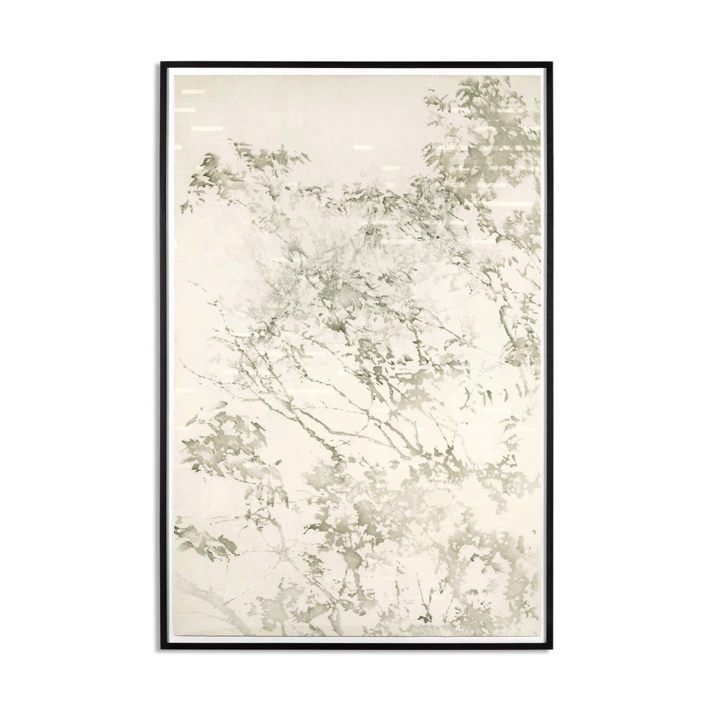 Paisaje Flotante XVIII by Adrian White - Black Vertical Grain 2.5 White Oak | 60" x 40"