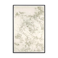 Paisaje Flotante XVIII by Adrian White - Black Vertical Grain 2.5 White Oak | 60" x 40"