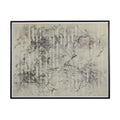 Paisaje Flotante XI by Adrian White - Black Vertical Grain 2.5 White Oak | 60" x 47"