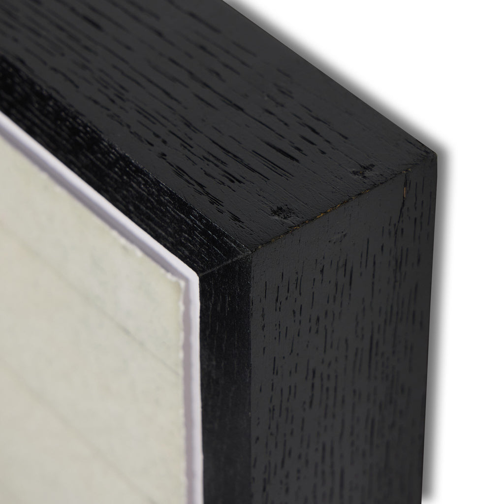 Paisaje Flotante XIII by Adrian White - Black Vertical Grain 2.5 White Oak | 48" x 36"