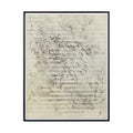 Paisaje Flotante XIII by Adrian White - Black Vertical Grain 2.5 White Oak | 40" x 30"