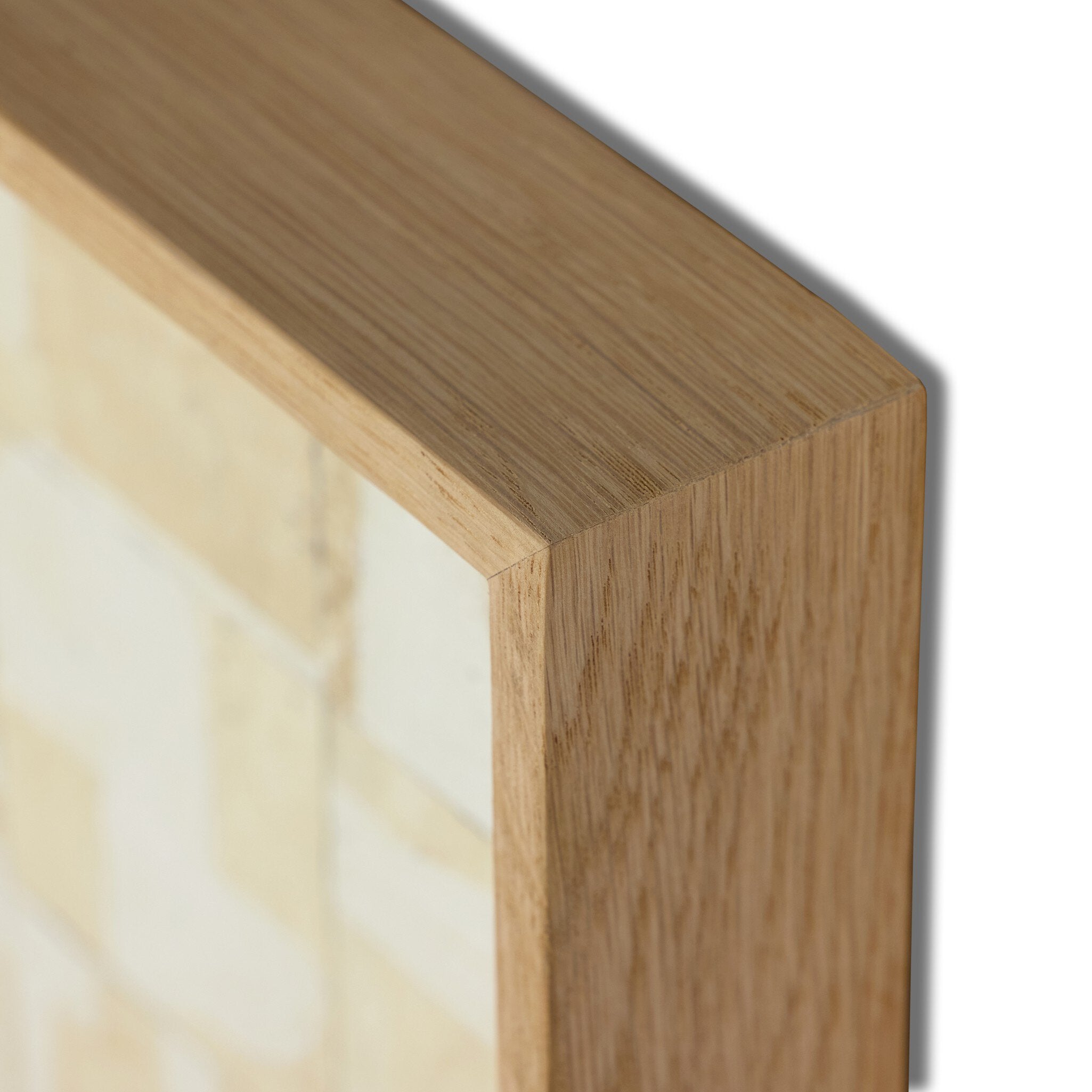 Ancestral II by Douglas Galloway - Vertical Grain White Oak Floater | 32" x 32"