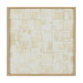 Ancestral II by Douglas Galloway - Vertical Grain White Oak Floater | 32" x 32"