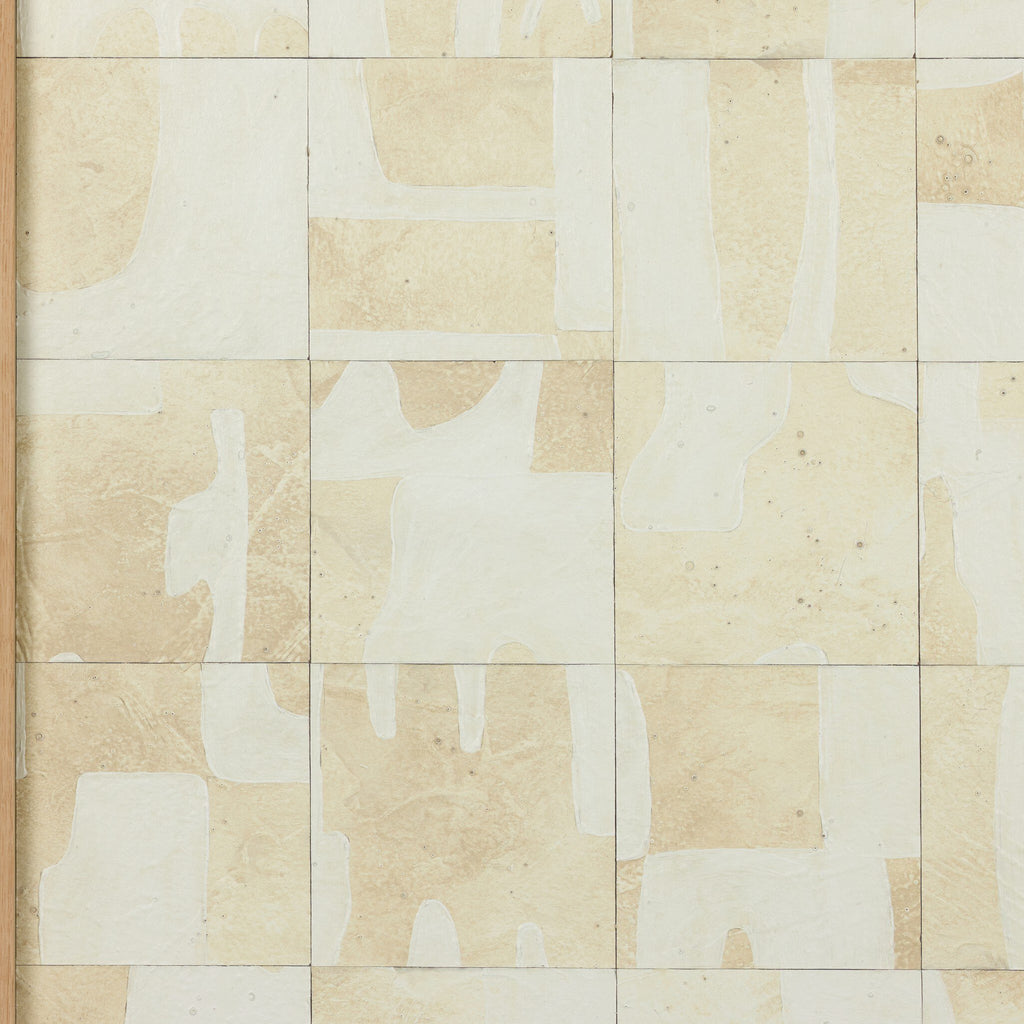 Ancestral II by Douglas Galloway - Vertical Grain White Oak Floater | 48" x 48"