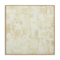 Ancestral II by Douglas Galloway - Vertical Grain White Oak Floater | 40" x 40"