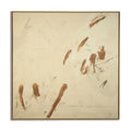 Weight Of Gesture by Coup d'Esprit - Vertical Grain White Oak Floater | 32" x 32"