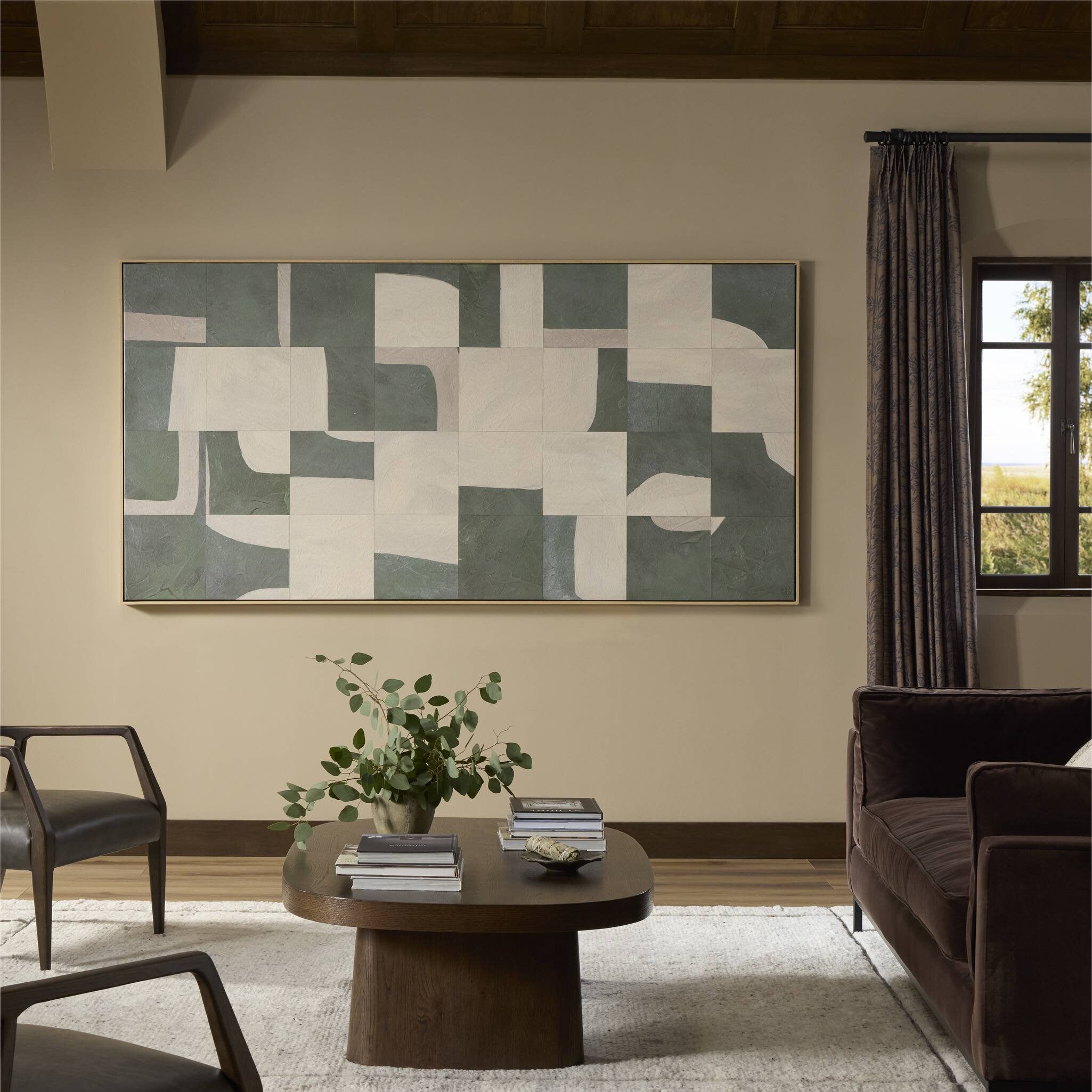 Remembering Pablo by Douglas Galloway - Vertical Grain White Oak Floater | 94.5" x 48"