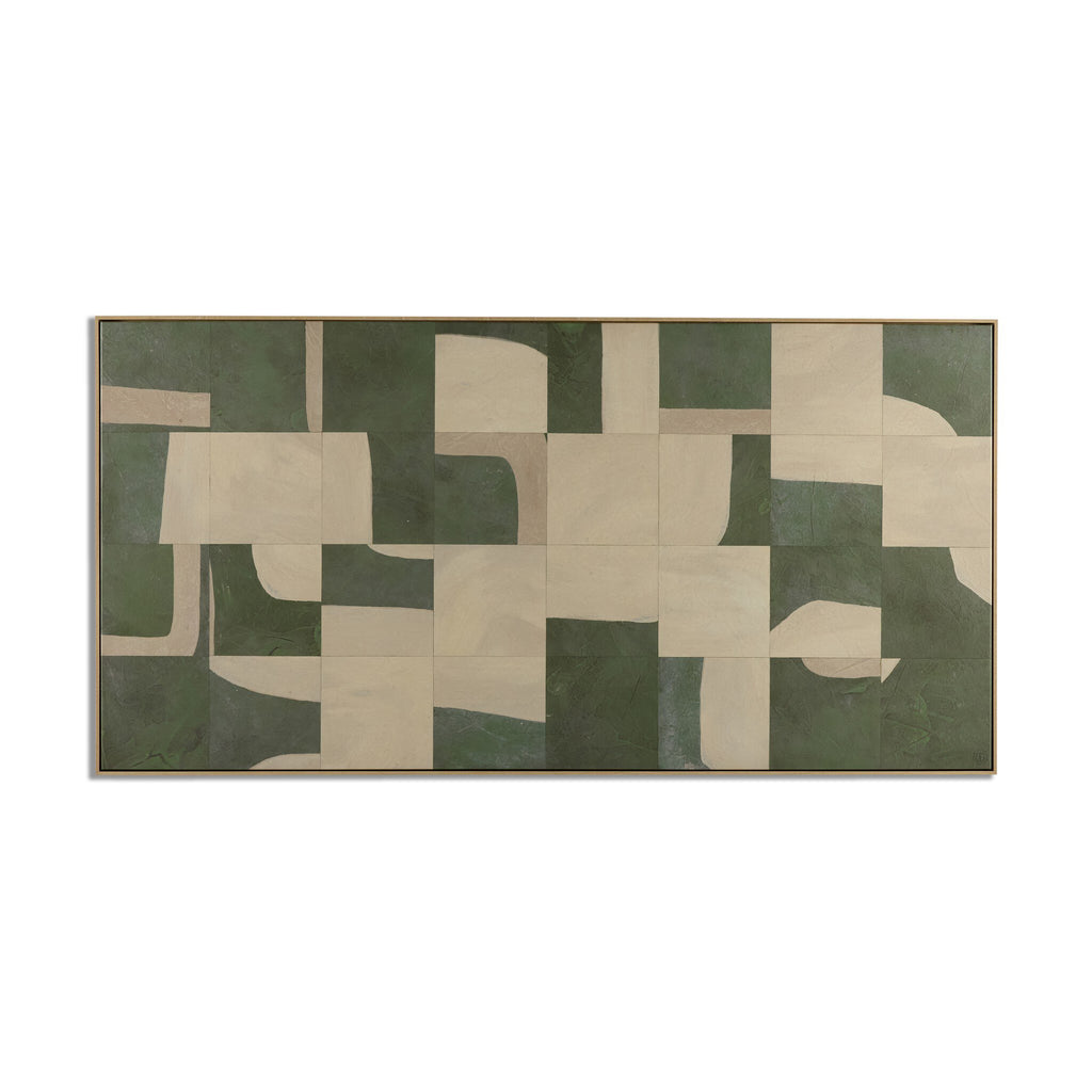 Remembering Pablo by Douglas Galloway - Vertical Grain White Oak Floater | 94.5" x 48"