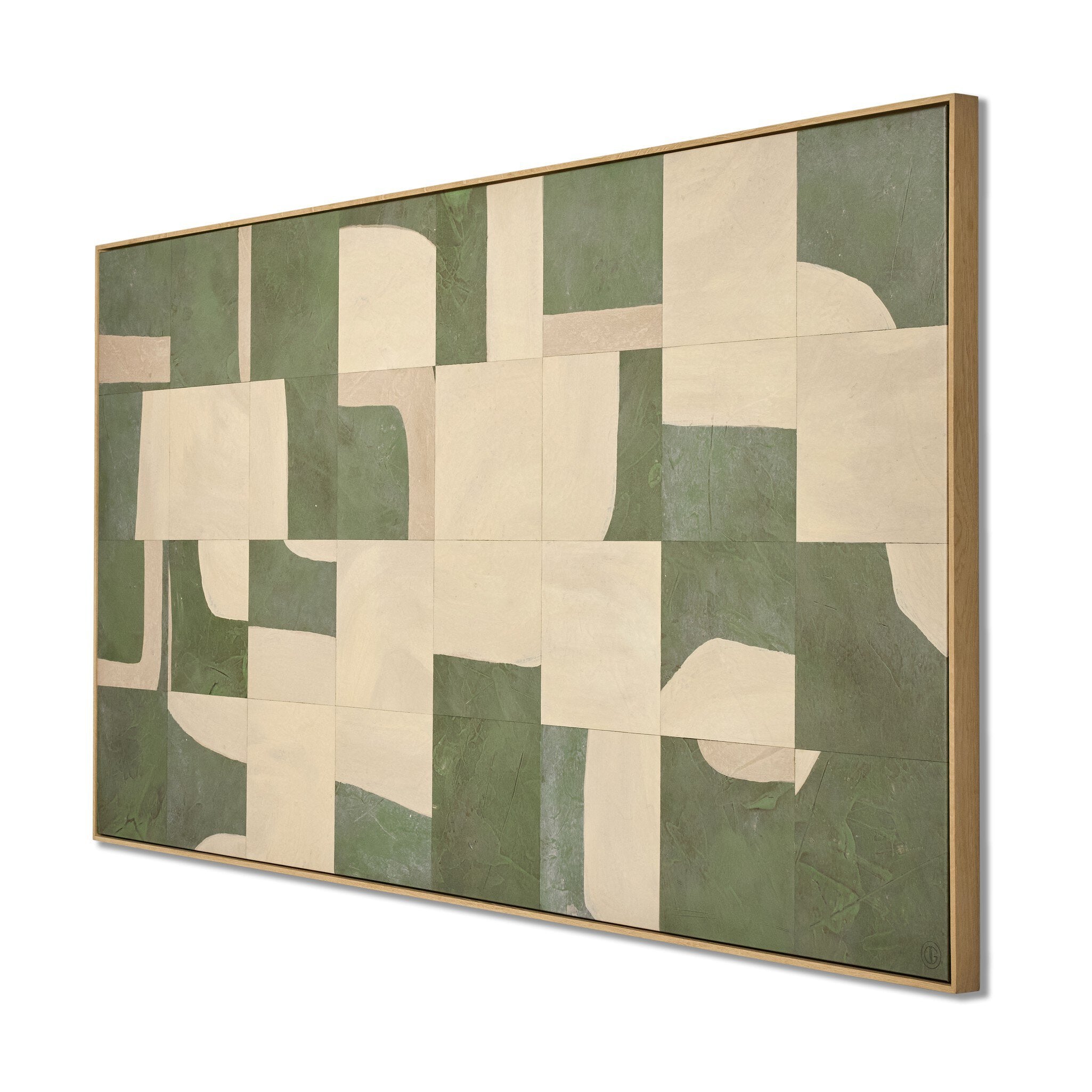 Remembering Pablo by Douglas Galloway - Vertical Grain White Oak Floater | 94.5" x 48"