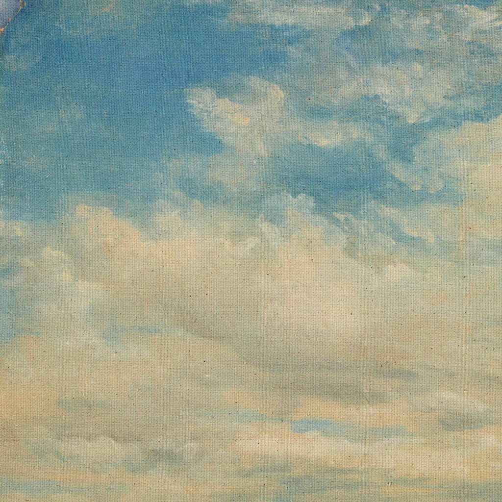 Clouds, 1822 by John Constable - Vertical Grain White Oak Floater