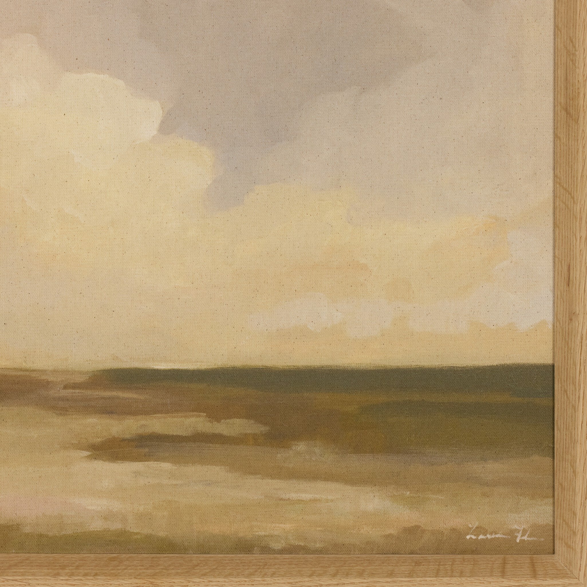 Early Light by Lauren Fuhr - RoofTop 1.5 Vertical Grain White Oak | 32" x 21.5"