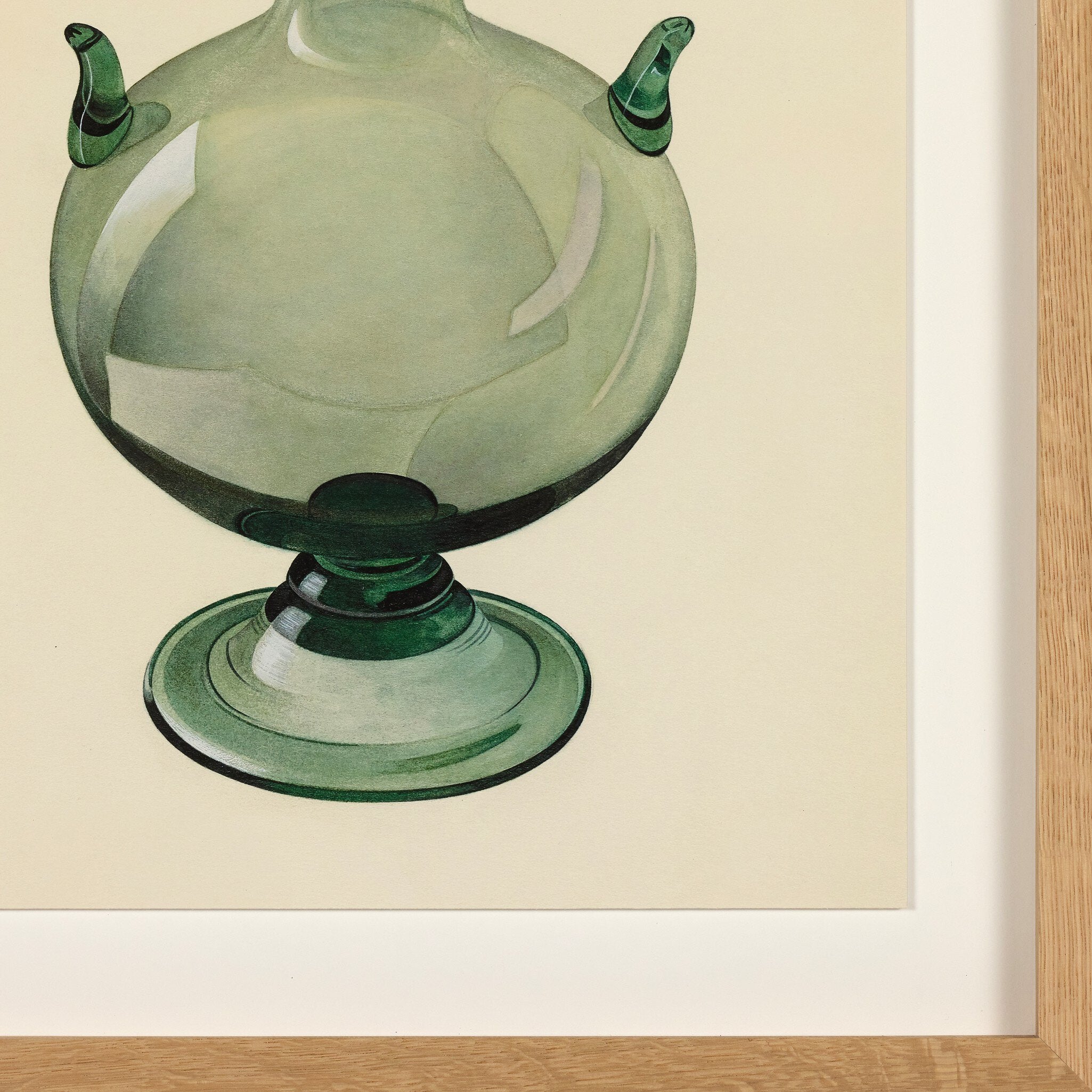 Green Vase by Edward White - Vertical Grain 1.5 White Oak | 24" x 20"