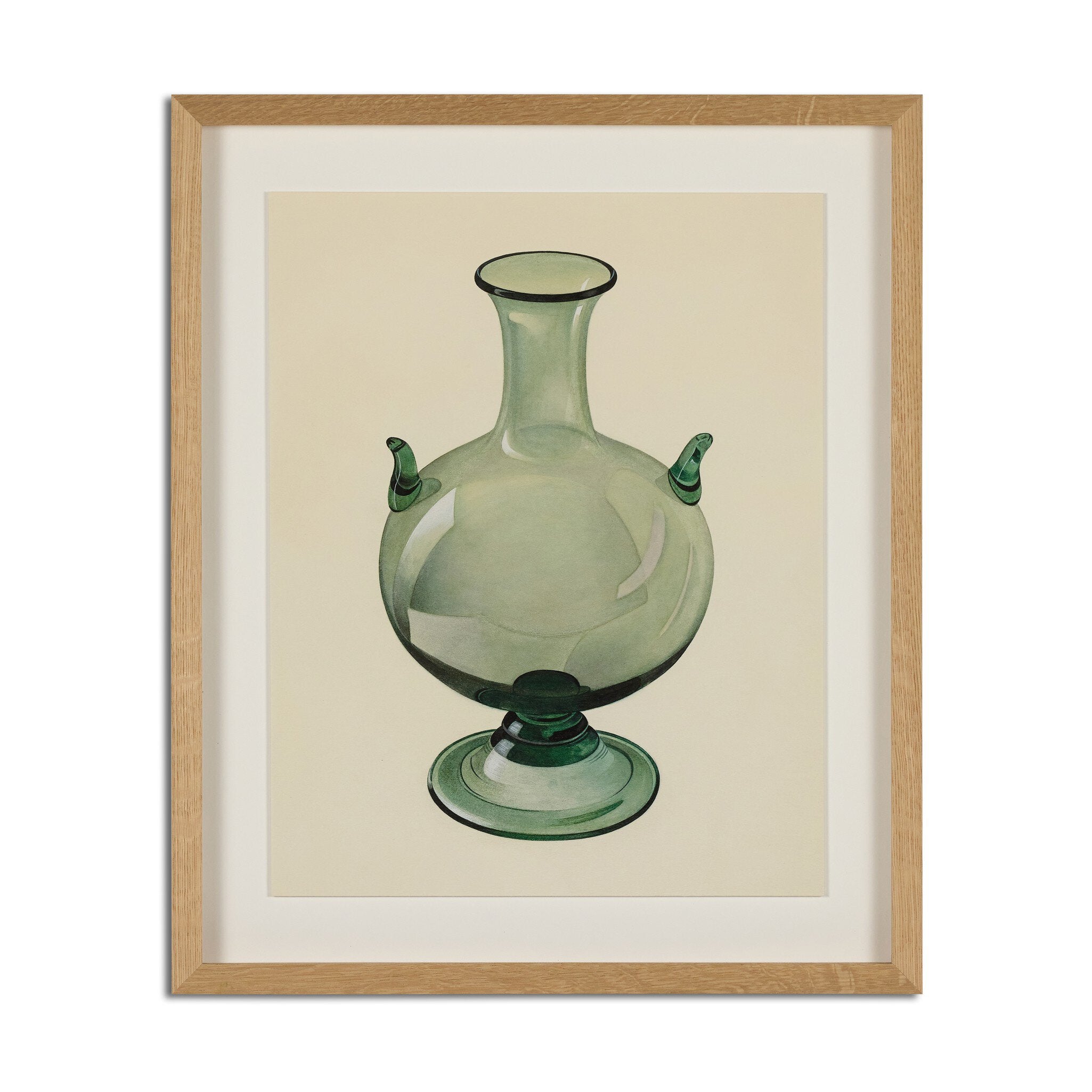 Green Vase by Edward White - Vertical Grain 1.5 White Oak | 18" x 15.5"