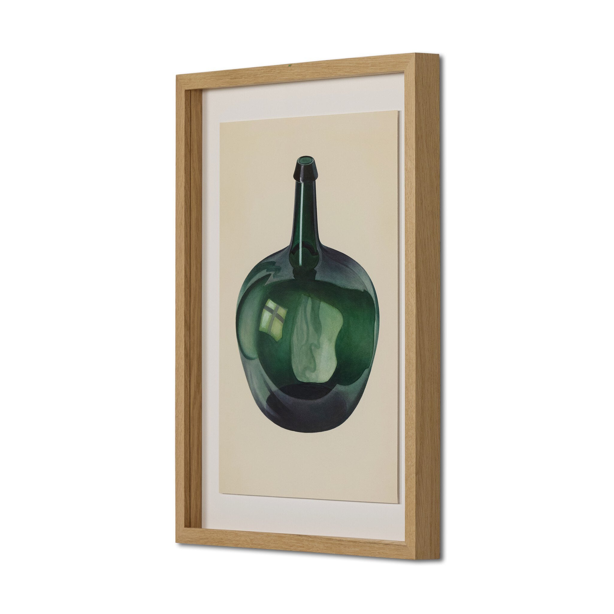 Carboy by Edward White - Vertical Grain 1.5 White Oak | 24" x 20"