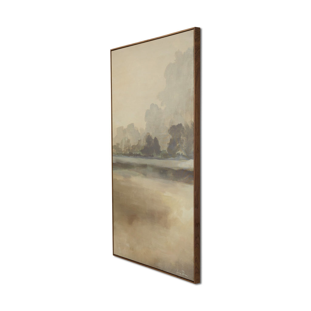 Reflections Diptych by Lauren Fuhr - Walnut Floater | 80" x 60"