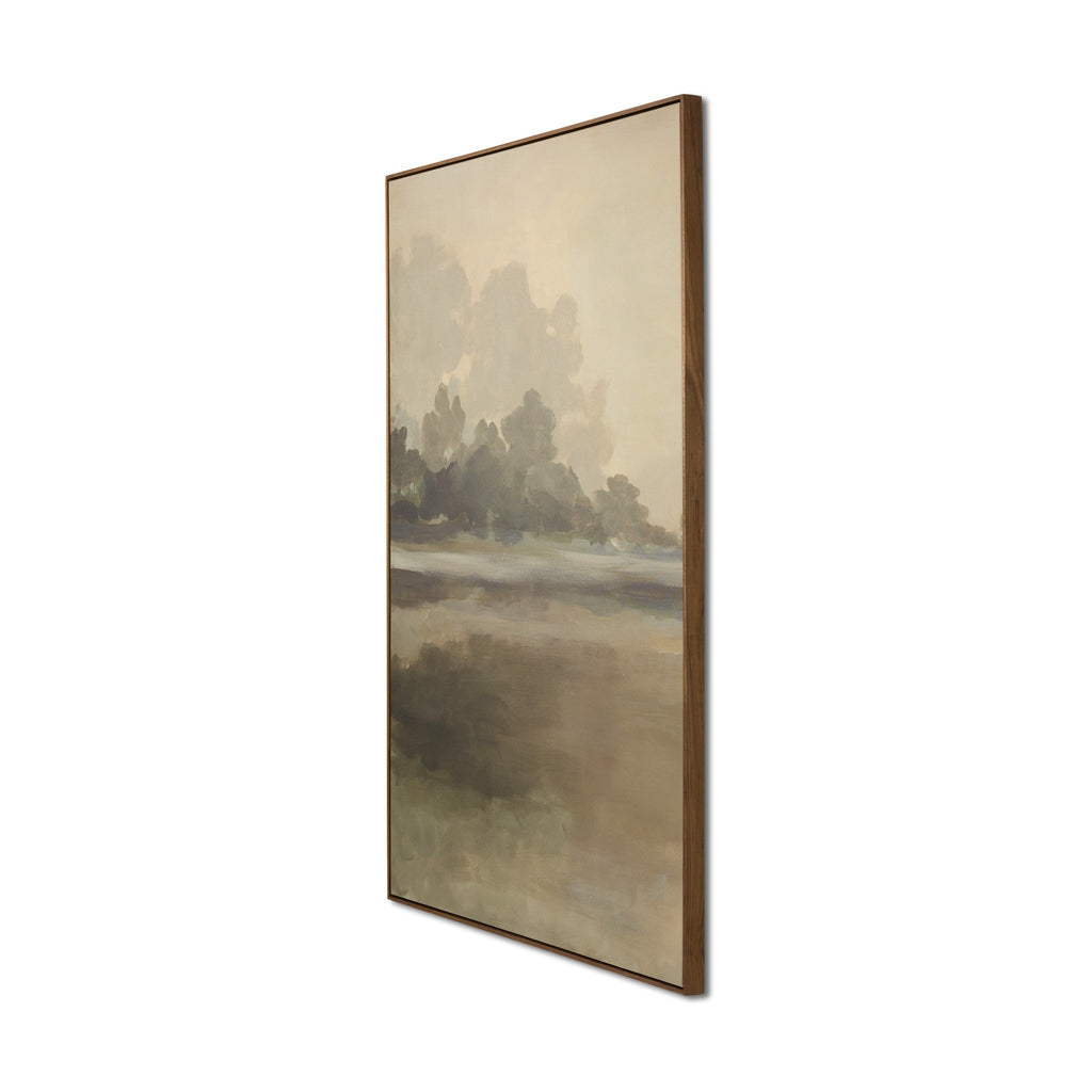 Reflections Diptych by Lauren Fuhr - Walnut Floater | 66" x 48"