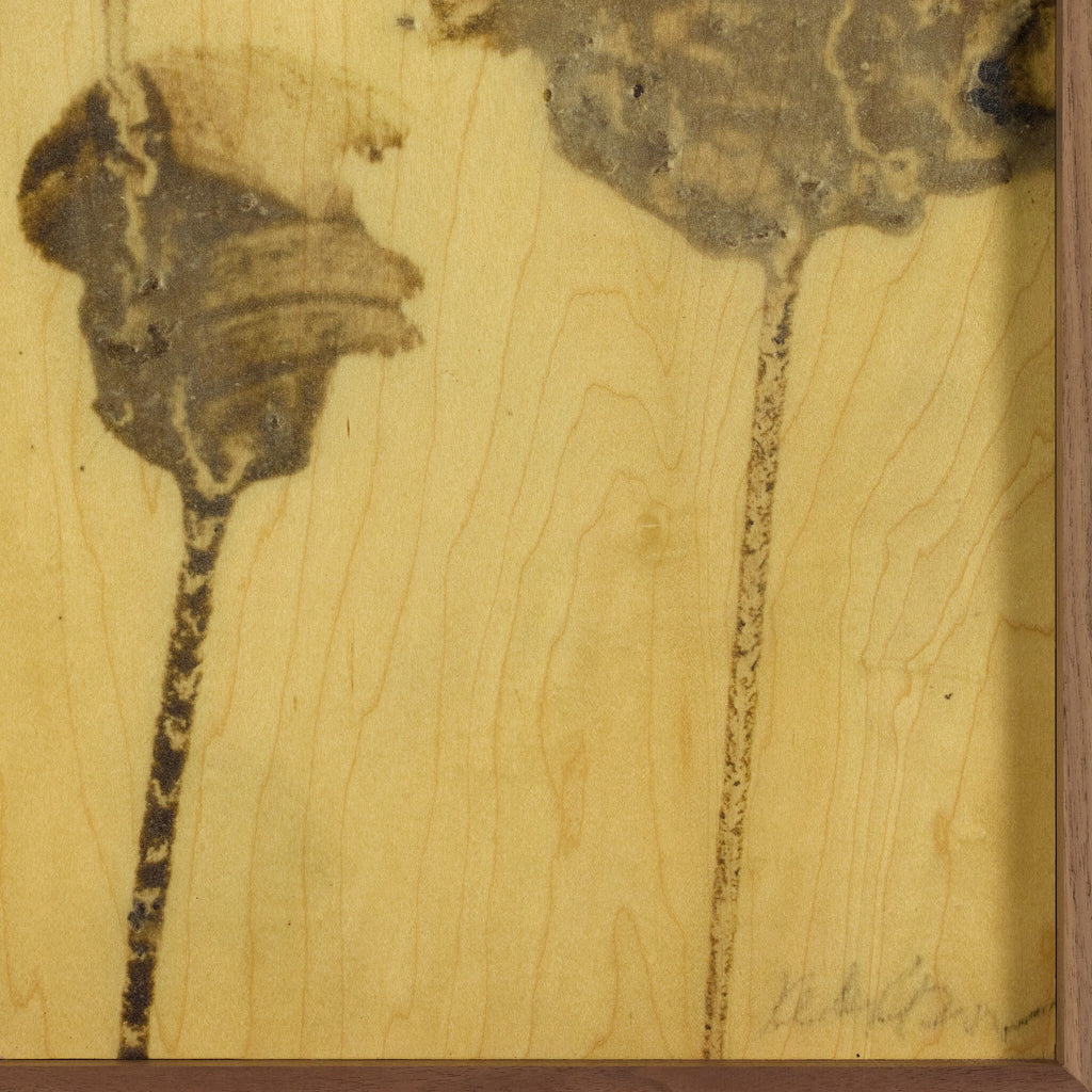 Lutare Diptych by Kelly Rogers - Rustic Walnut Floater | 43" x 32"