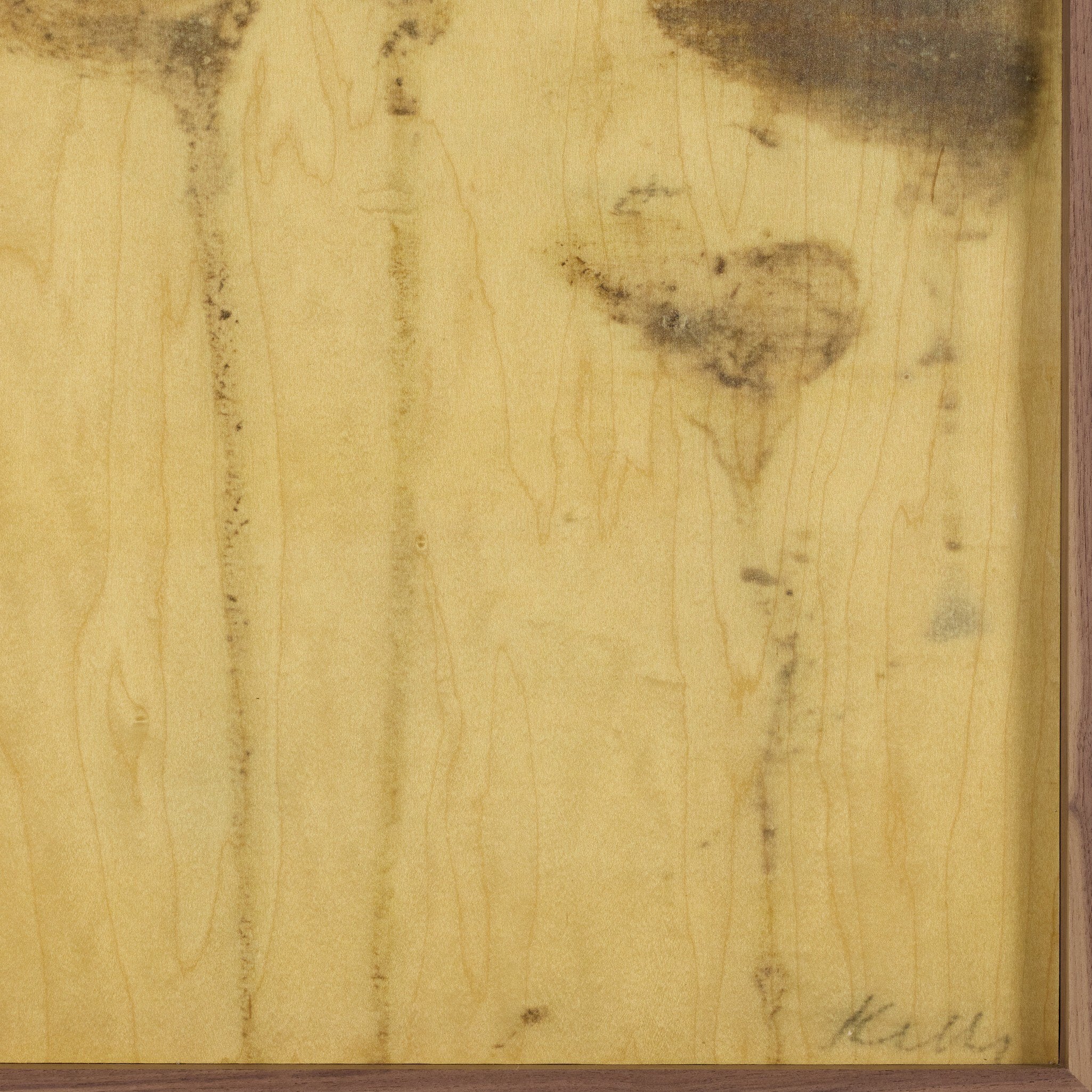 Lutare Diptych by Kelly Rogers - Rustic Walnut Floater | 24" x 18"