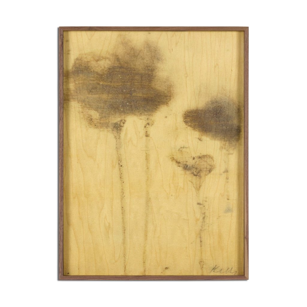 Lutare Diptych by Kelly Rogers - Rustic Walnut Floater | 54" x 40"